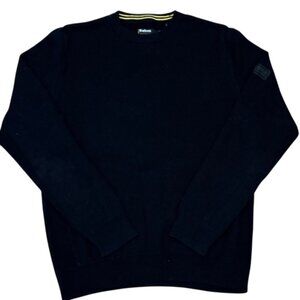 Barbour International Black Crewneck Cotton Sweater – Size XXL (Runs Small)